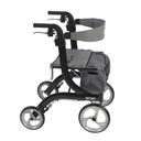 Nitro Euro Style Rollator Rolling Walker, Black - Image 4