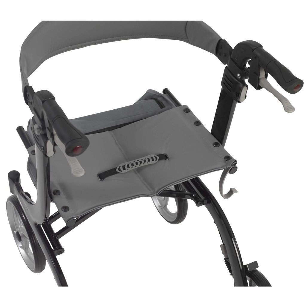 Nitro Euro Style Rollator Rolling Walker, Black - Image 5