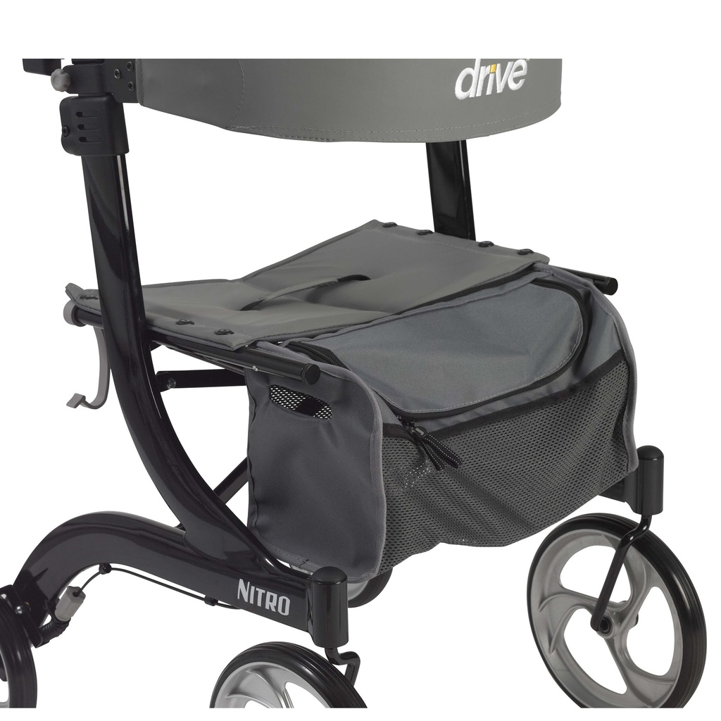 Nitro Euro Style Rollator Rolling Walker, Black - Image 6