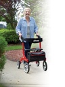Nitro Euro Style Rollator Rolling Walker, Black - Image 9