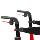Nitro Euro Style Rollator Rolling Walker, Red - Image 7