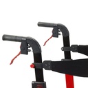 Nitro Euro Style Rollator Rolling Walker, Red - Image 8
