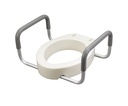 Premium Raised Elongated Toilet Seat with Removable Arms - Image 2