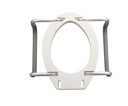 Premium Raised Elongated Toilet Seat with Removable Arms - Image 3