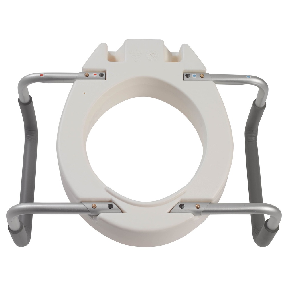 Premium Raised Toilet Seat With Removable Arms - Image 2