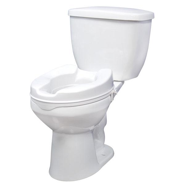 Raised Toilet Seat with Lock - Image 1