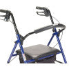 Rollator Rolling Walker with 6" Wheels, Blue - Image 2