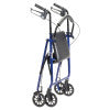 Rollator Rolling Walker with 6" Wheels, Blue - Image 4