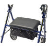 Rollator Rolling Walker with 6" Wheels, Blue - Image 5