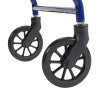 Rollator Rolling Walker with 6" Wheels, Blue - Image 9
