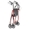 Rollator Rolling Walker with 6" Wheels, Red - Image 4