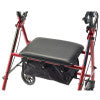 Rollator Rolling Walker with 6" Wheels, Red - Image 5