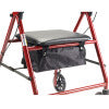 Rollator Rolling Walker with 6" Wheels, Red - Image 10