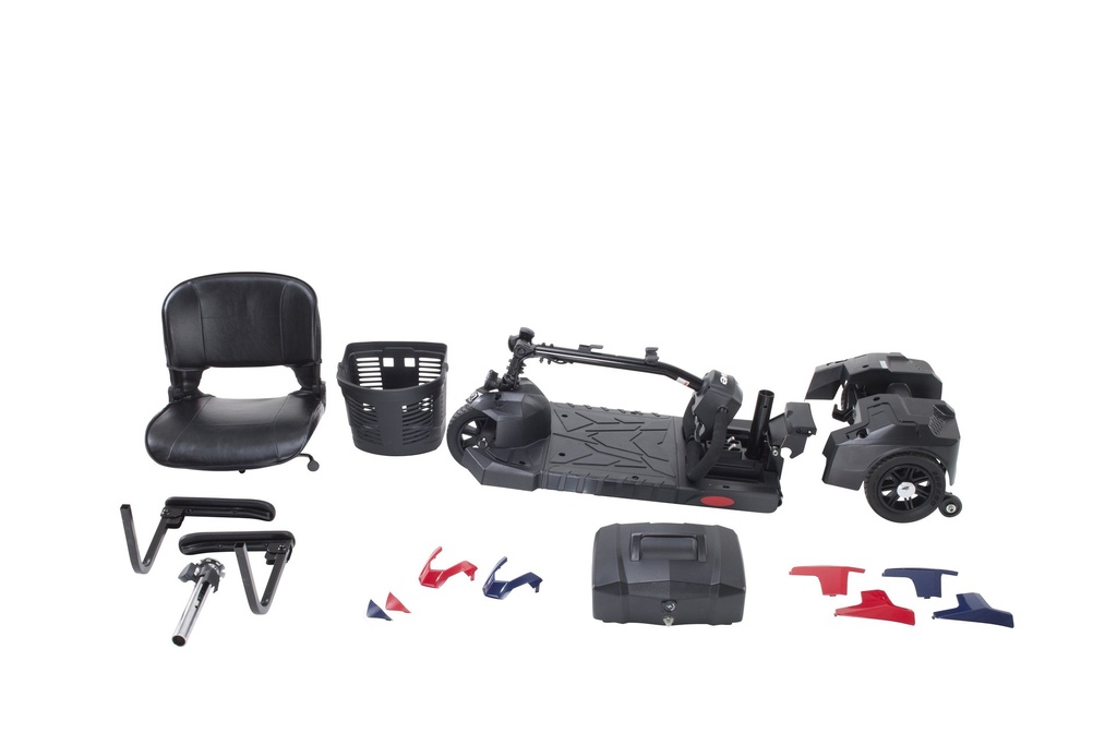 Scout Compact Travel Power Scooter, 3 Wheel - Image 2