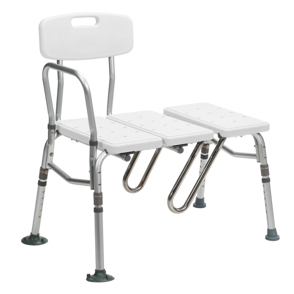 Splash Defense Transfer Bench with Curtain Guard Protection - Image 1