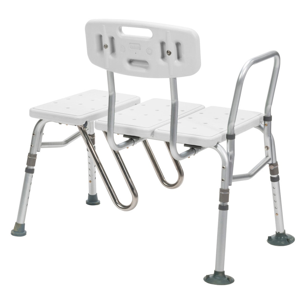 Splash Defense Transfer Bench with Curtain Guard Protection - Image 3