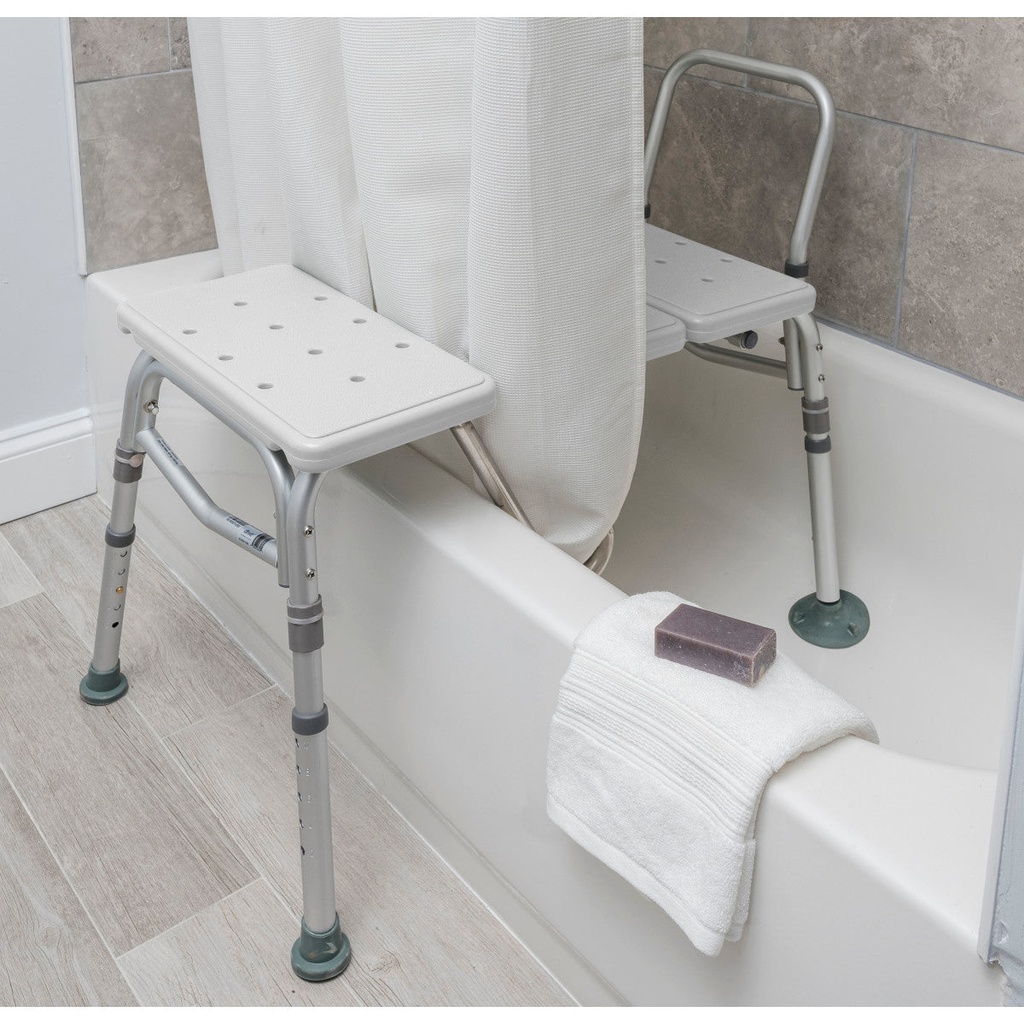 Splash Defense Transfer Bench with Curtain Guard Protection - Image 5