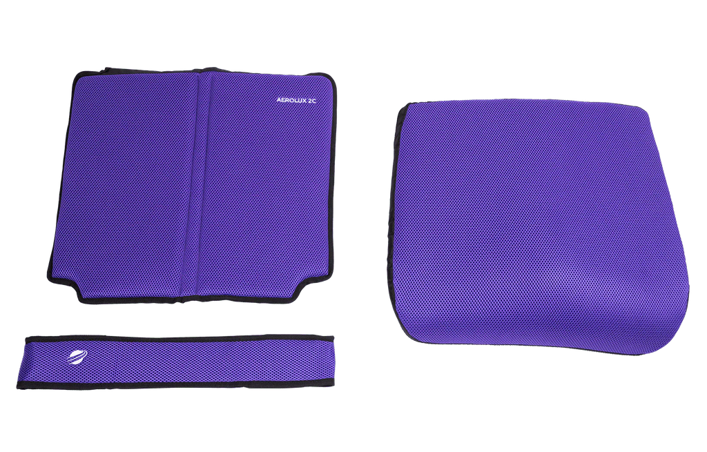 TRAVEL BUGGY - AEROLUX 2C - Purple Cushion Set - Image 1
