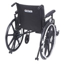 Viper Plus GT Wheelchair with Flip Back Removable Adjustable Full Arms, Swing away Footrests, 20" Seat - Image 1