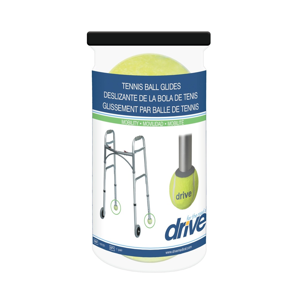 Walker Rear Tennis Ball Glides with Tennis Ball Can, 1 Pair - Image 3