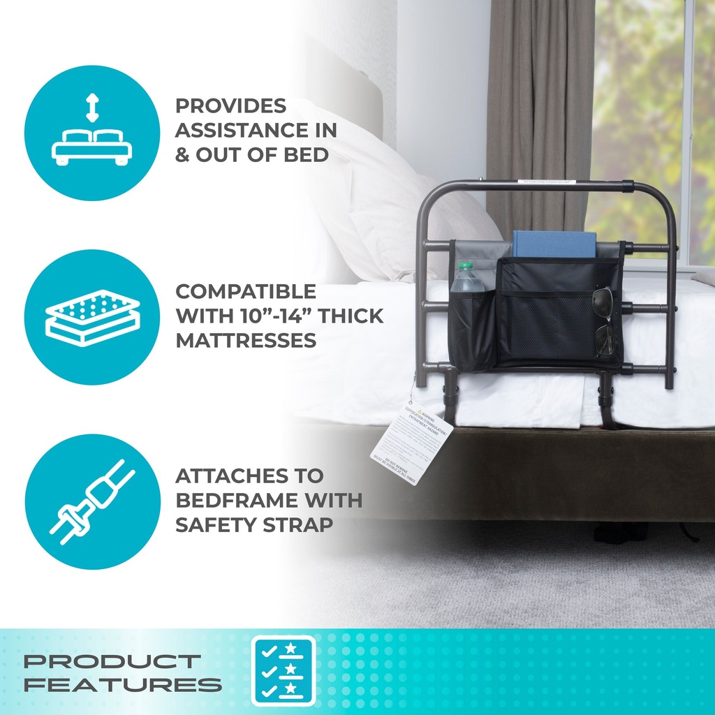 NEW! Wonder EZ Adjust Bed Rail (Non Pivot) - Image 4