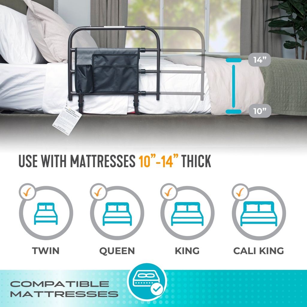 NEW! Wonder EZ Adjust Bed Rail (Non Pivot) - Image 6