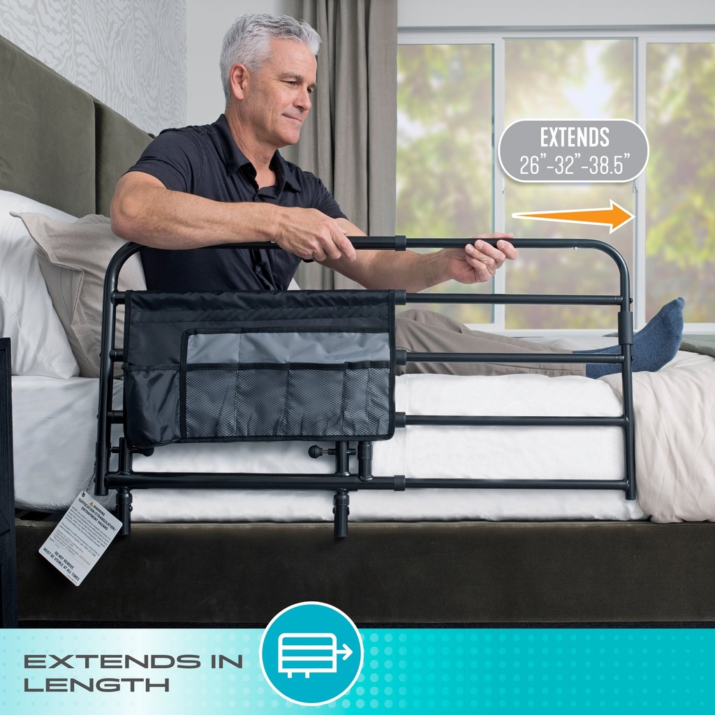NEW! Wonder Pivot Bed Rail - Tall (Pivots Down) - Image 1