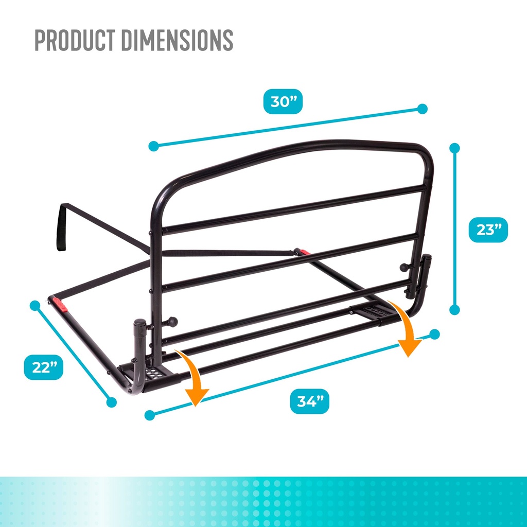 30 Inch Safety Bed Rail - Image 6