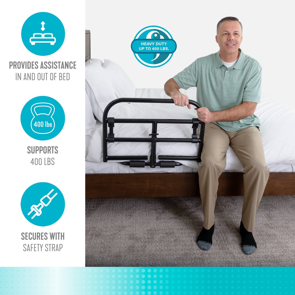 Prime Safety Bed Rail (Bariatric-Compatible) - Image 3