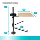 EZ Swivel Overbed Table - Image 7