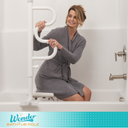 Wonder Bathtub Pole Plus - With Pivoting Curve Grab Bar - White - Image 9