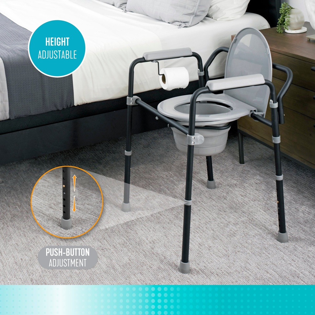 NEW! Universal Bedside Commode - Image 2