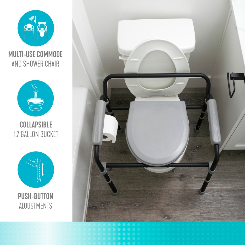 NEW! Universal Bedside Commode - Image 3