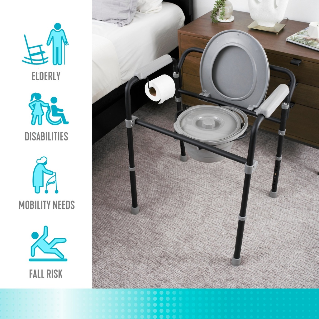 NEW! Universal Bedside Commode - Image 6