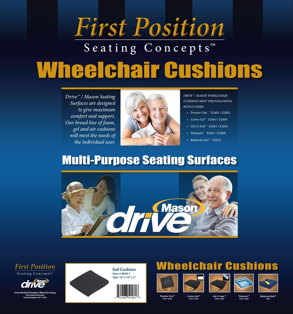 Gel-U-Seat Lite General Use Gel Cushion with Stretch Cover (18"x18")_image_12