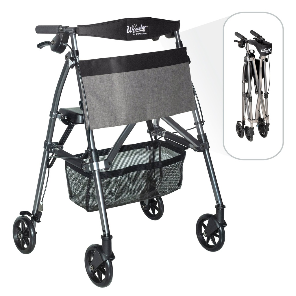 Wonder Rollator Plus - Cobalt Blue - Image 1