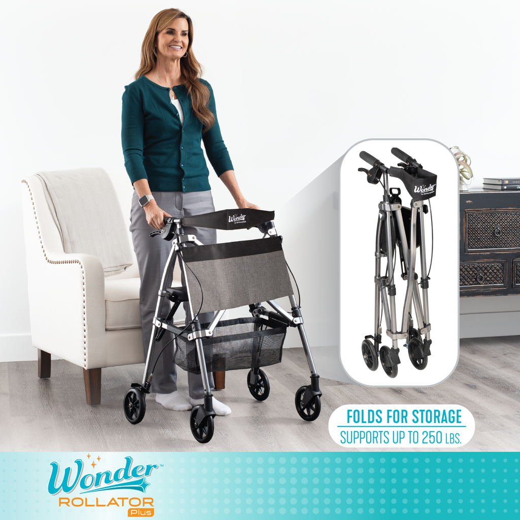 Wonder Rollator Plus - Regal Rose - Image 2