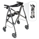 NEW! Stander Space Saver Rollator - Black Walnut - Image 1