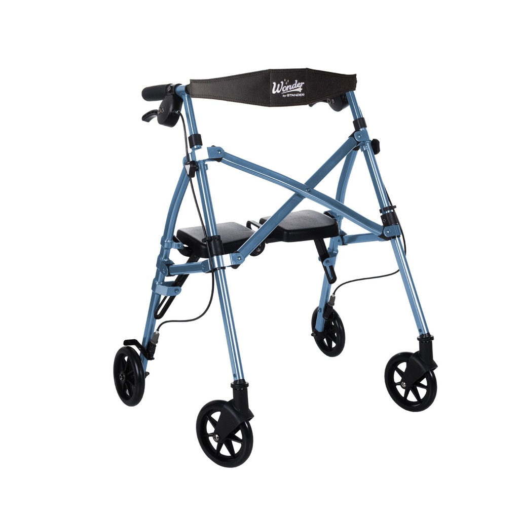 NEW! Stander Space Saver Rollator - Black Walnut - Image 12