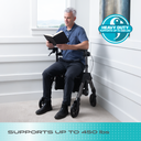 Wonder Rollator HD (Heavy Duty) - Black Walnut - Image 5