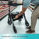 Wonder Rollator HD (Heavy Duty) - Black Walnut - Image 7