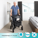 Wonder Rollator HD (Heavy Duty) - Black Walnut - Image 8