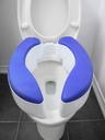 4" Adjustable Raised Toilet Seat - Image 1