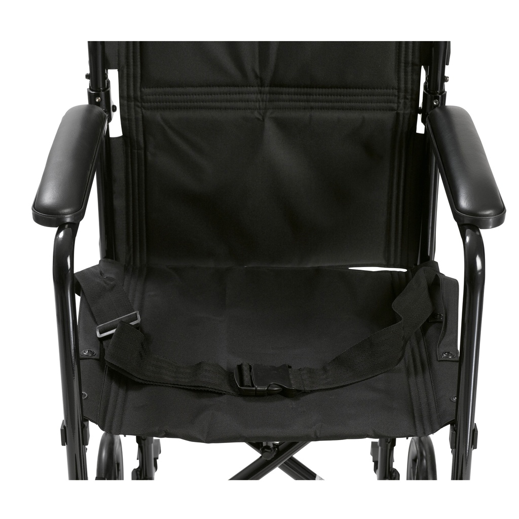 Lightweight Transport Wheelchair (BLACK, 17" Seat)_image_14