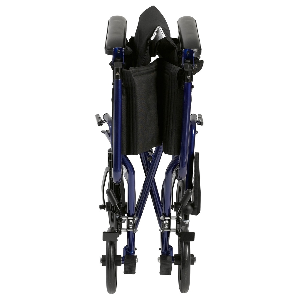 Lightweight Transport Wheelchair (BLUE, 19" Seat)_image_13
