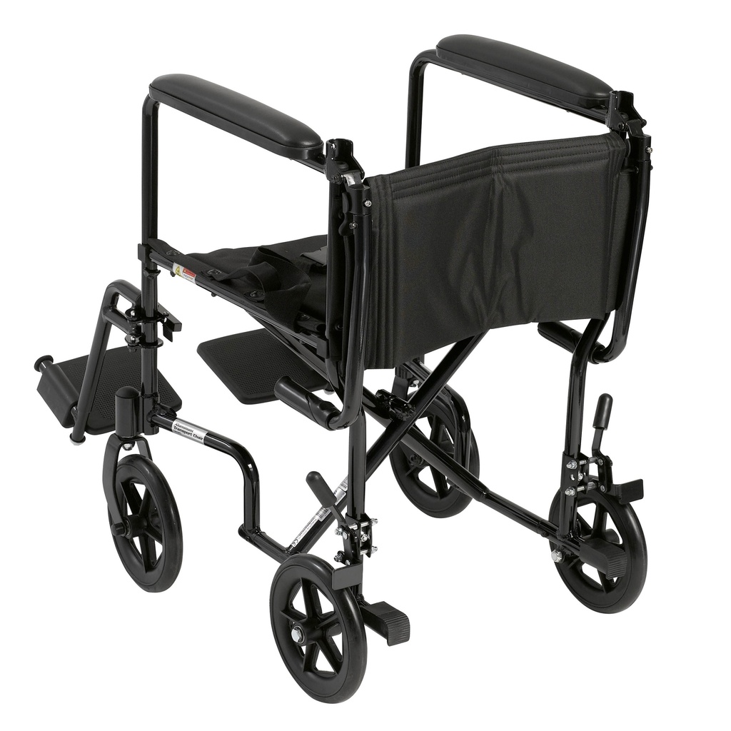 Lightweight Transport Wheelchair (BLACK, 19" Seat)_image_12