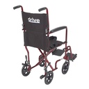 Lightweight Transport Wheelchair (RED, 19" Seat)_image_12