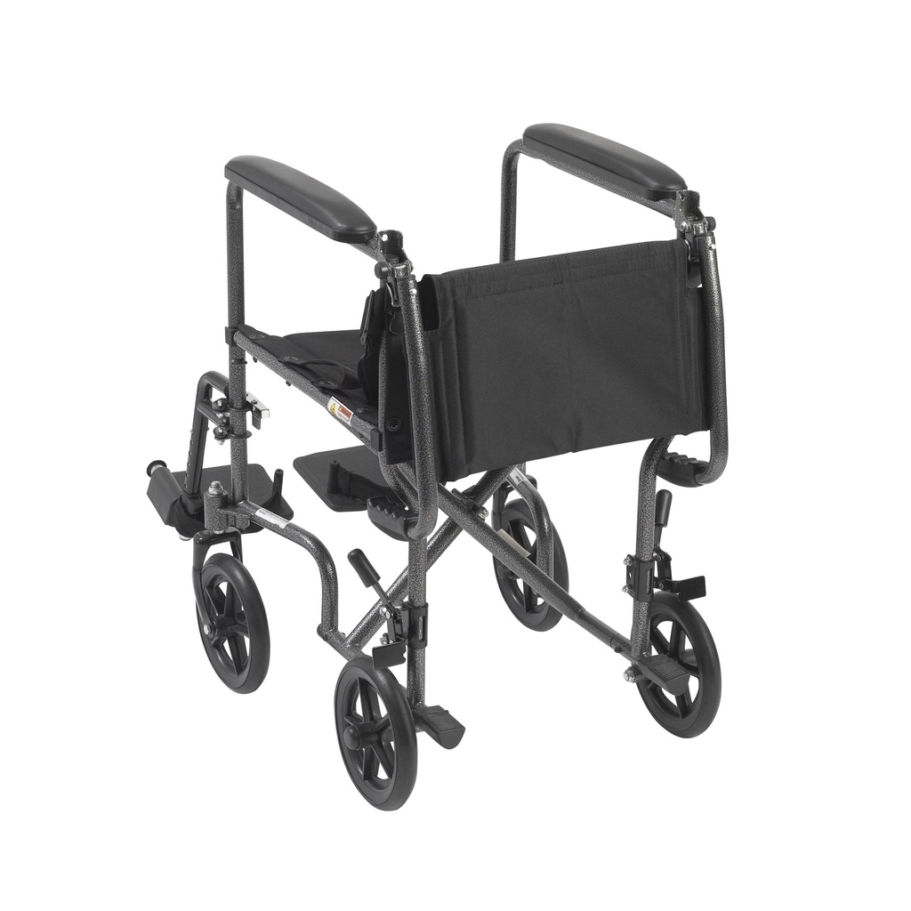 Lightweight Steel Transport Wheelchair (19" Seat)_image_13