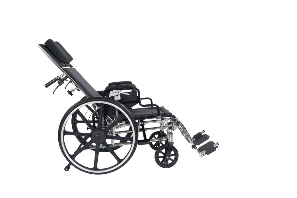 Viper Plus GT Full Reclining Wheelchair (Desk Arms, 18" Seat)_image_12