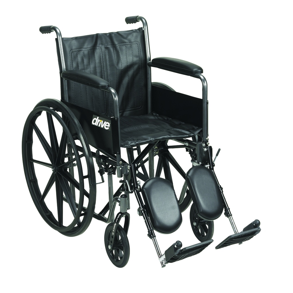Silver Sport 2 Wheelchair (Detachable Full Arms and Elevating Leg Rests, 16" Seat)_image_11